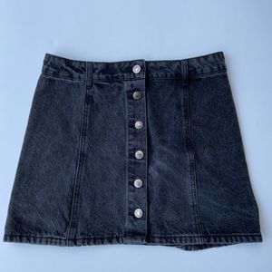 Forever 21 Black Denim Skirt